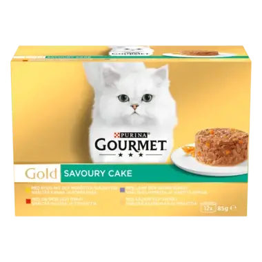 GOURMET® Gold Savoury Cake med Ox, Kyckling, Kalkon & Lamm