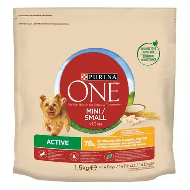 PURINA ONE® Small Dog Active med Kyckling