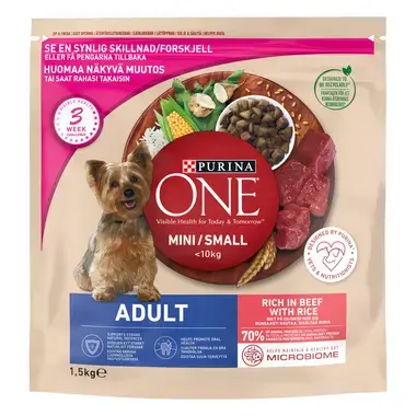 purina one small dog 