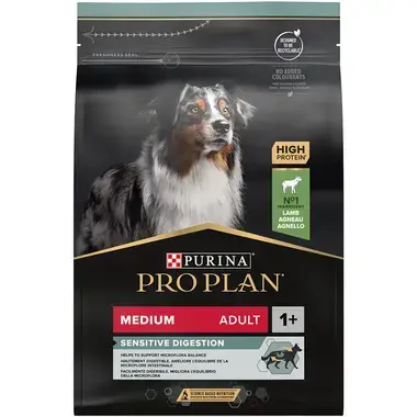 PRO PLAN® Medium Adult Sensitive Digestion Rik på Lamm