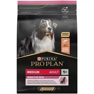 PRO PLAN® Medium Adult Sensitive Skin Rik på Lax